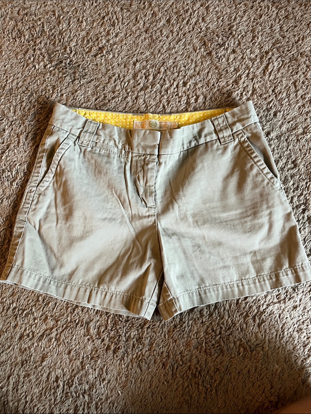 J. Crew Tan Broken in Chino Shorts 5 inch